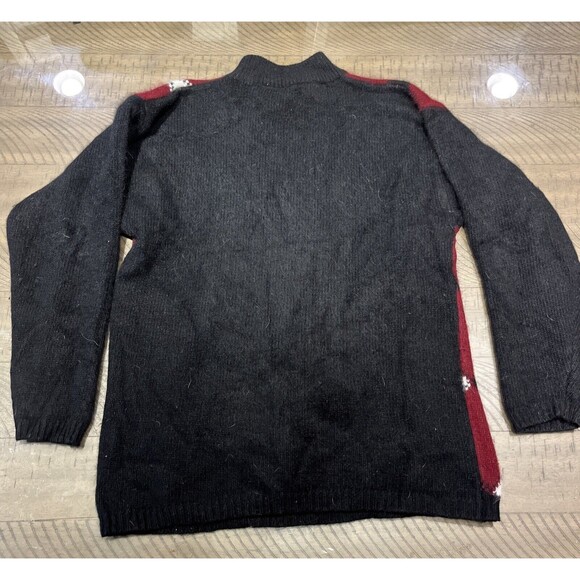 Vintage Rafaella Womens Small Sweater Angora Rabbit Fur wool Christmas Holiday - Picture 5 of 6